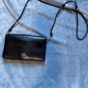 Coach Leather Wallet Crossbody